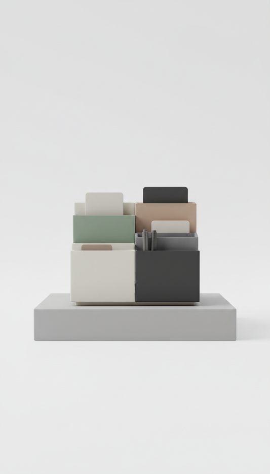 Minimalist 3D-Printed Desk Organizer
